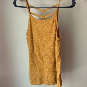 Rewind Yellow Tank Top